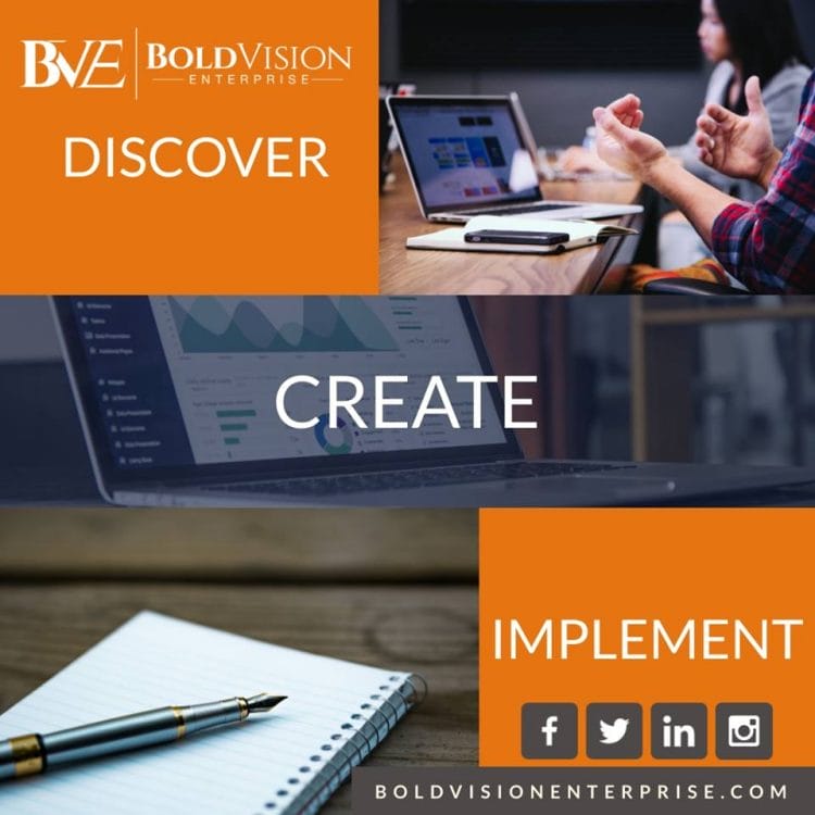 discover create implement